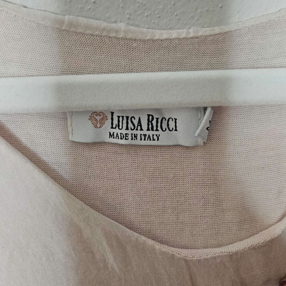 Luisa Ricci Blush silk top - Picture 3 of 4
